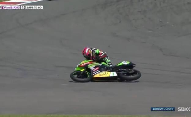 Ana Carrasco se cae y acaba decimonovena en Donington Park