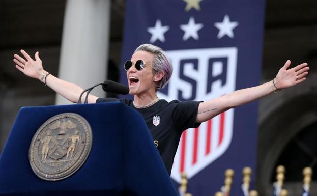 «¡Amad más, odiad menos y hagamos del mundo un sitio mejor!», el emotivo discurso de Megan Rapinoe