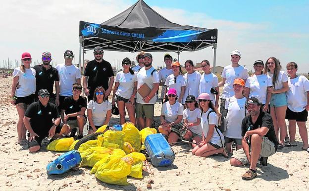 La Fundación SOS retira 83 kilos de residuos en una nueva jornada de limpieza
