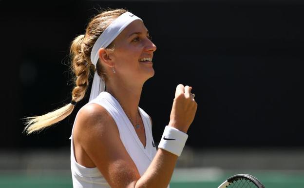 Petra Kvitova, juego, set y partido frente a la vida