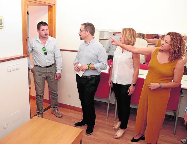 La primera fase de las obras de mejora del Teatro Guerra de Lorca culmina en menos de un mes
