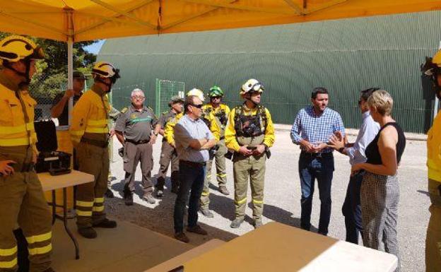 Drones al servicio de la lucha contra el fuego en la Región