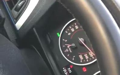 Pillan al conductor que se grabó circulando a 210 km/h por la AP-7, a la altura de Los Alcázares