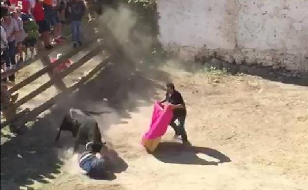 Herido un hombre de Molina al sufrir una cogida en los encierros de Letur