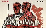 Portada del primer número de 'Gastronomía', 3 de septiembre de 1937./Gràfica anarquista