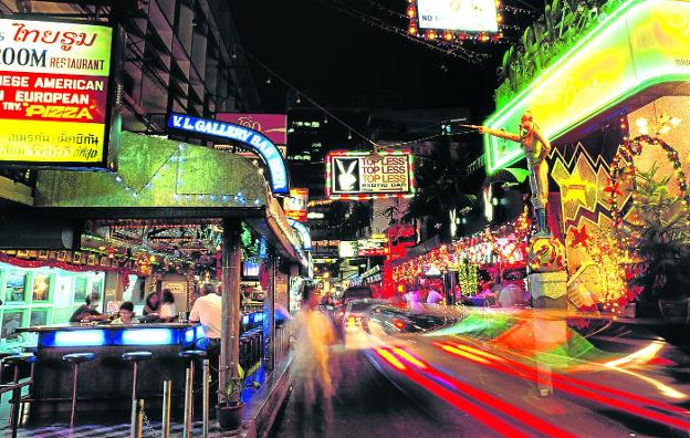 El mercado de lo sórdido en Tailandia