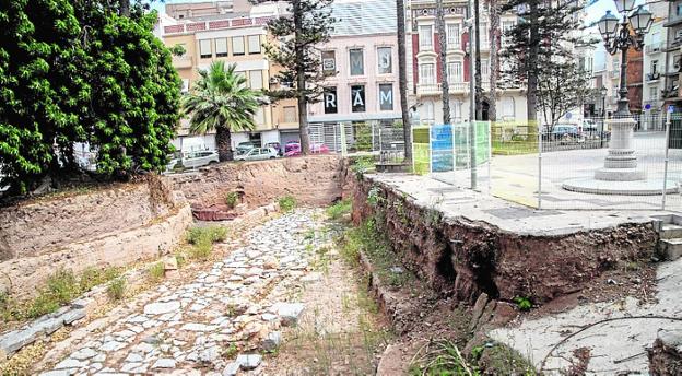 Las obras de remodelación de la Plaza de la Merced siguen sin fecha de inicio