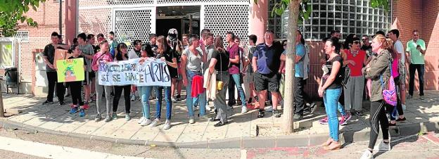 Protesta en Calasparra para reclamar el Bachillerato de Artes