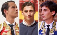 Trigueros, Parrita y Marcos./j. carrión / agm