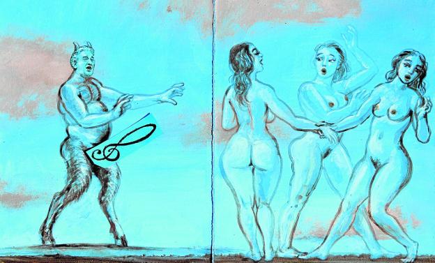 Pinturas inspiradas en versos