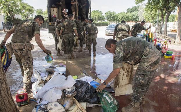 El PP solicita en la Asamblea la presencia de una unidad permanente de la UME en Cartagena