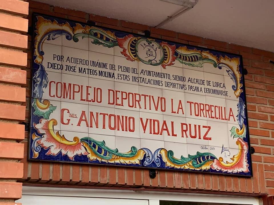 El deporte lorquino rinde homenaje a Ginés Antonio Vidal