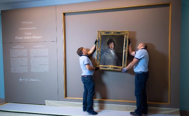 Isidoro Máiquez ya luce en el Museo de Bellas Artes