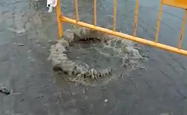 Un vertido de residuos fecales acaba en el Mar Menor tras las lluvias de este martes