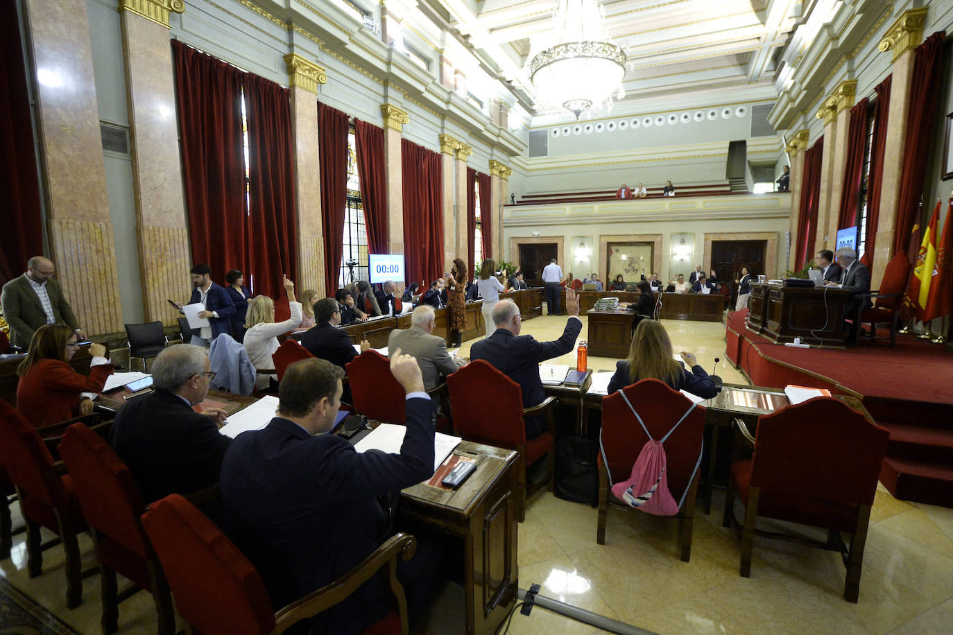 La tasa de basuras se debate en el Pleno del Ayuntamiento de Murcia