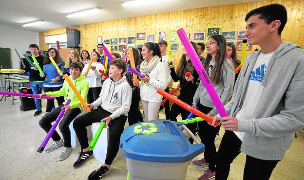 El grupo Percuseve planta cara al acoso escolar '@ ritmo de golpes'