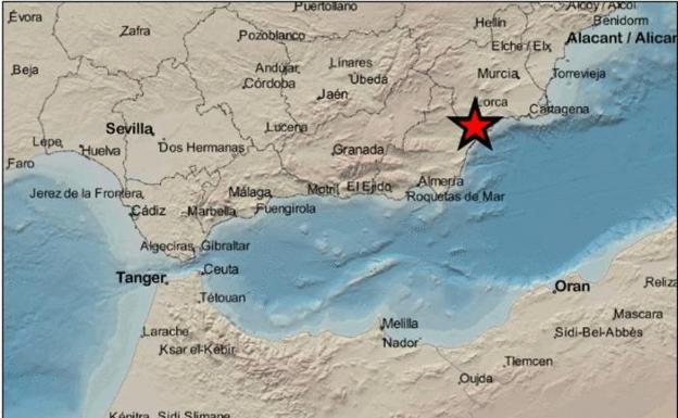 Un terremoto de 2,2 levanta de la cama a los vecinos de Águilas