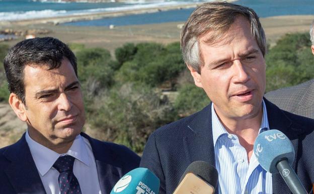 PP: «Detrás de la paralización de las obras de Portmán está la discriminación del PSOE a la Región»