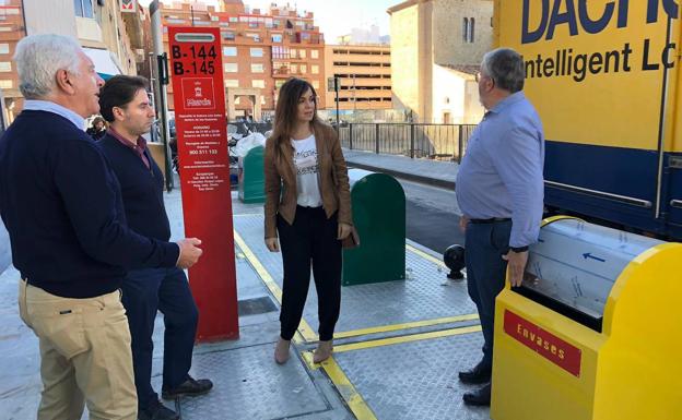 El entorno del yacimiento de San Esteban estrena contenedores soterrados