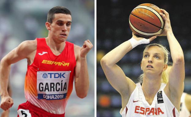 El atleta Mariano García y la baloncestista Laura Gil, mejores deportistas de la Región en 2019