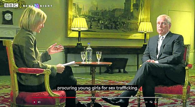 El príncipe Andrés, contra las cuerdas