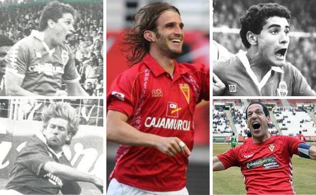 10 jugadores que son historia viva del Real Murcia