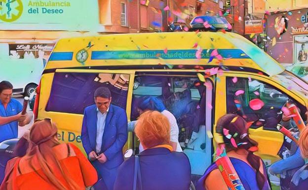 Un enfermo terminal logra su sueño de ser el padrino en la boda de su hijo en Cartagena