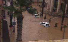 Vídeo: El centro de Los Alcázares, otra vez bajo un mar de lodo