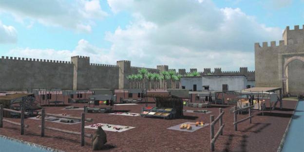 Una aplicación recreará en 3D la forma original de la muralla árabe de Murcia