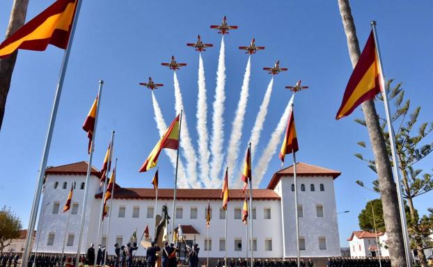 El recuerdo a los tres pilotos fallecidos marca la festividad del Ejército del Aire