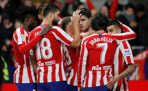 El Atlético encuentra el gol y hace sonreír a Juanfran