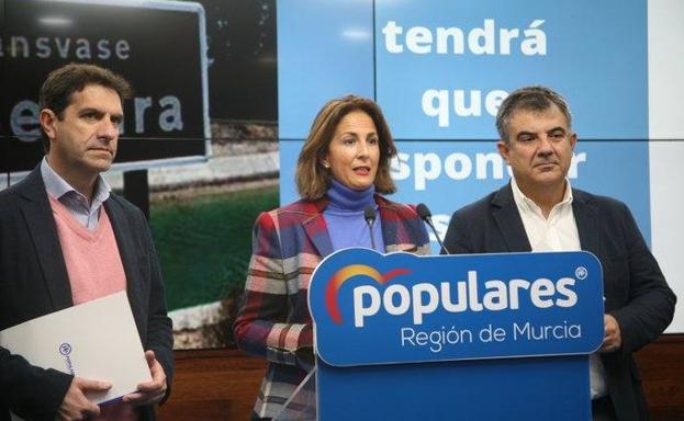Rueda de prensa simultánea del PP en Murcia, Alicante y Almería para «liderar» la ofensiva contra el 'trasvase cero'