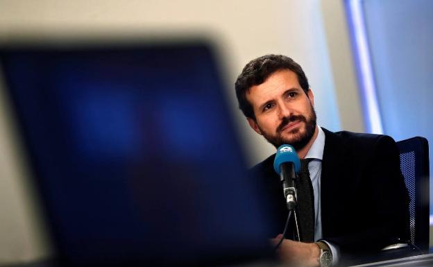 Casado anticipa que el PP frenará en los tribunales posibles reformas estatutarias