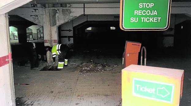 El sótano del mercado de Santa Florentina solo podrá ser un parking si se rebaja el suelo