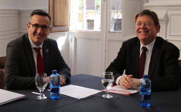 Diego Conesa y Ximo Puig se alían a favor del Trasvase porque «es fundamental e irrenunciable»
