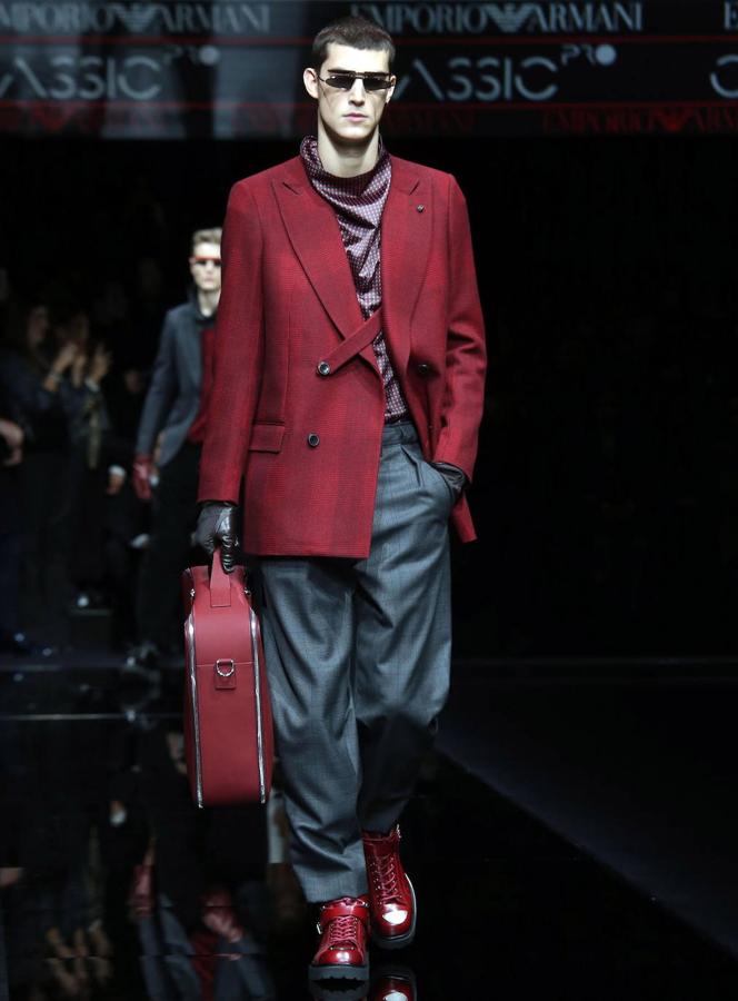Emporio Armani: Milán Fashion Week masculina Otoño/Invierno 2020