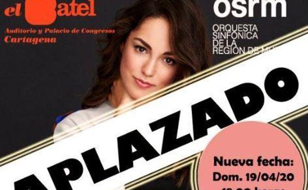 La actuación en El Batel de 'María Parrado y la Magia de Disney' se pospone al 19 de abril