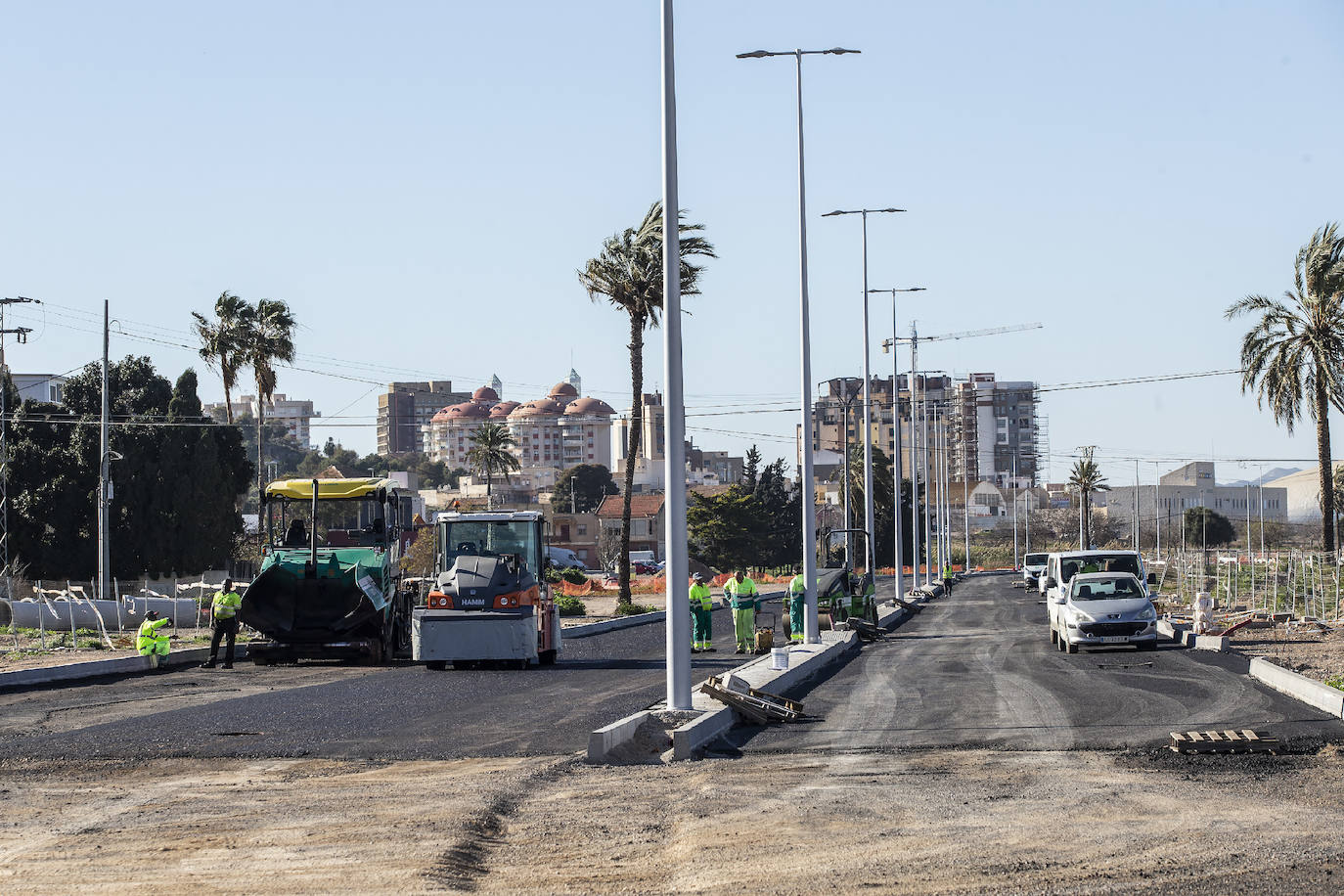 El vial del Plan Rambla estará en un mes, tras un año de obras