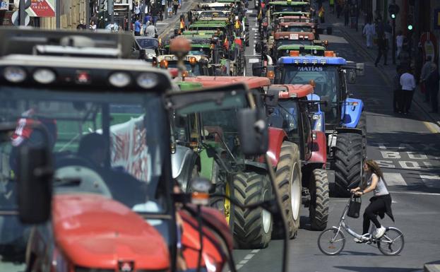 El campo tomará Murcia el viernes con más de 5.000 manifestantes y 250 tractores