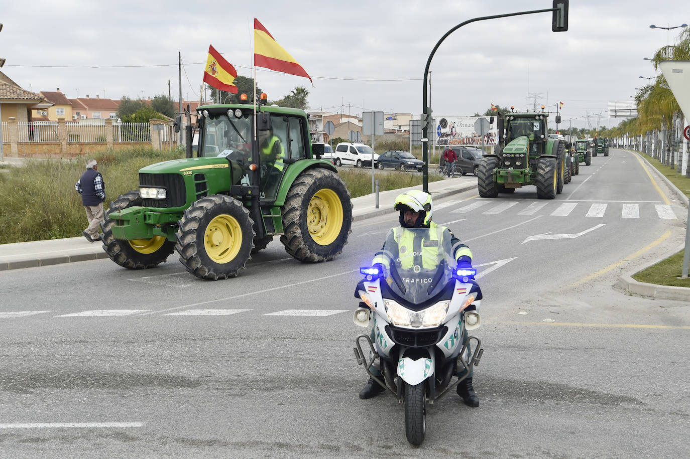 Los agricultores de la Región protestan en Murcia por los bajos precios