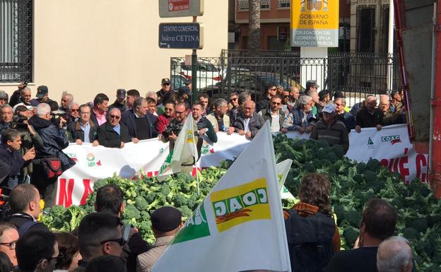 Así hemos narrado en directo la manifestación del campo en Murcia