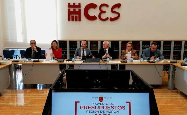 Celdrán presenta al CES unos Presupuestos «que consolidan el crecimiento económico»