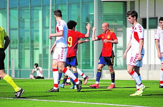 La sub-19 empata con Dinamarca en San Pedro