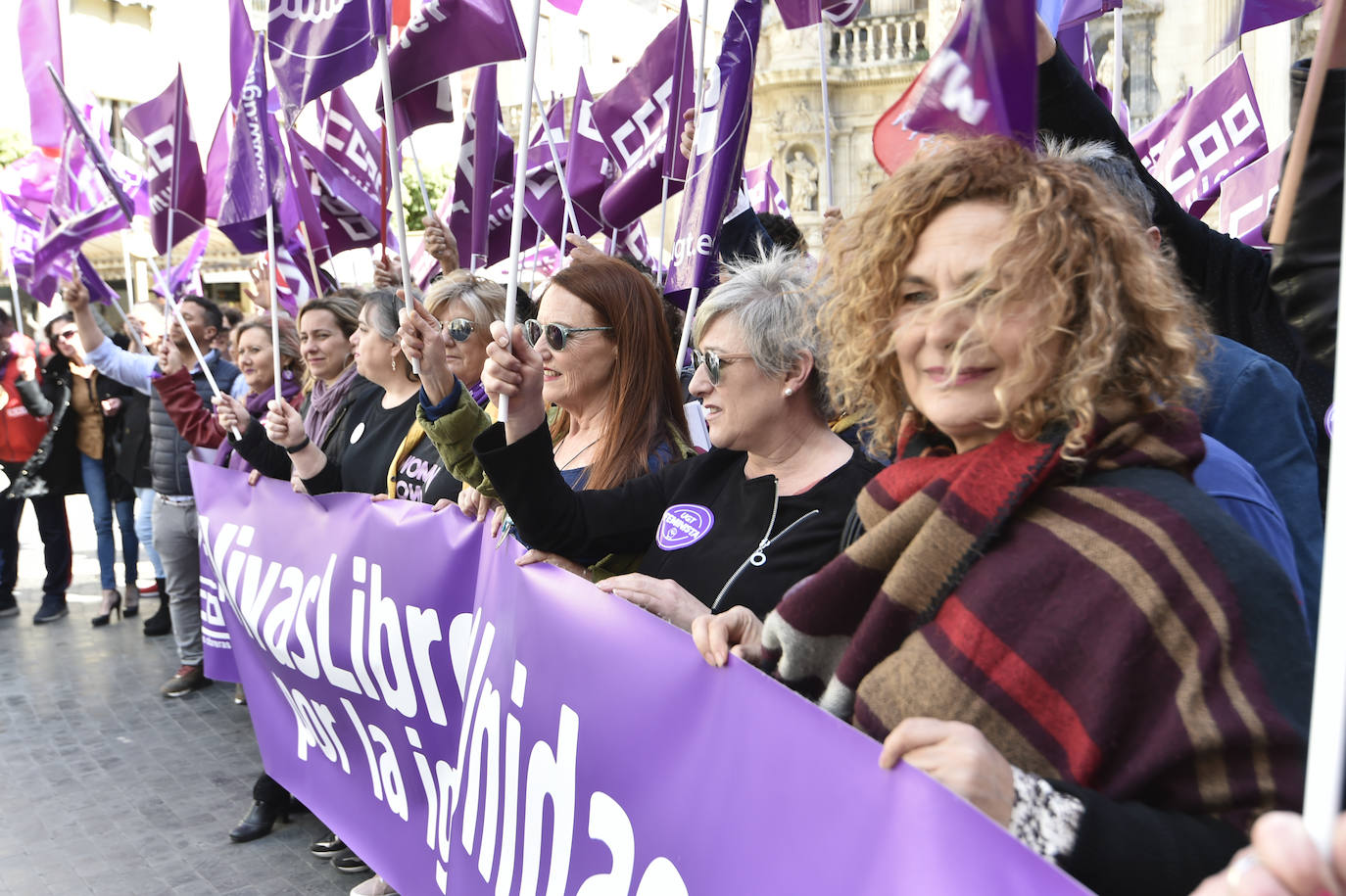 Los estudiantes protestan en Murcia por una «ofensiva salvaje contra los derechos conquistados»