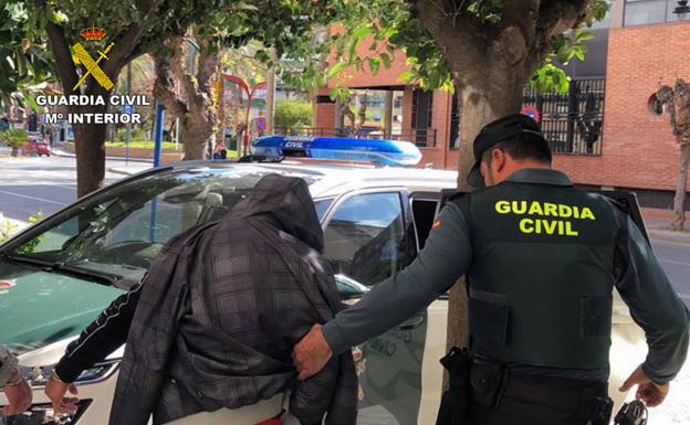 Los tres supuestos narcos de Lorquí iban a enviar la droga a Reino Unido