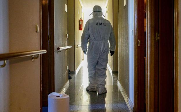 El jefe de la UME afirma que los casos de residencias de ancianos sospechosas son «muy puntuales»