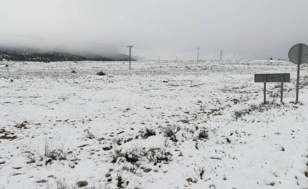 La nieve hace acto de presencia en Moratalla y Caravaca