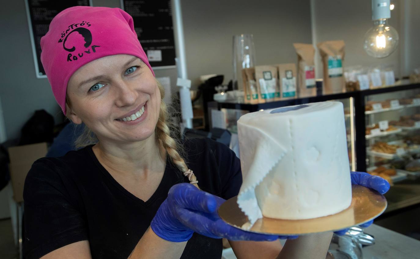 Un rollo de papel higiénico delicioso