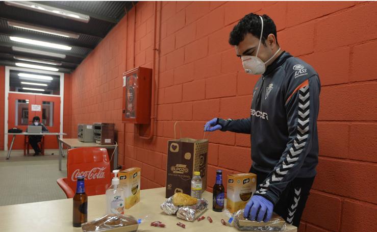 El estadio del Real Murcia abre sus puertas a los transportistas