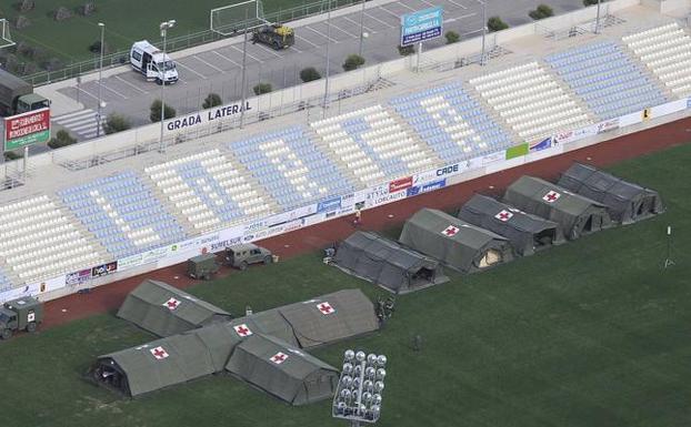 El estadio de fútbol Artés Carrasco de Lorca será zona de descanso de camioneros